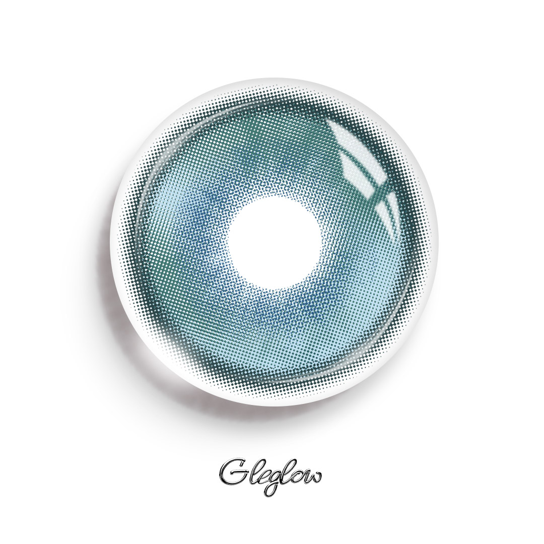 Shard Green - 1 Year, 2 lenses Colored Contacts - Gleglow