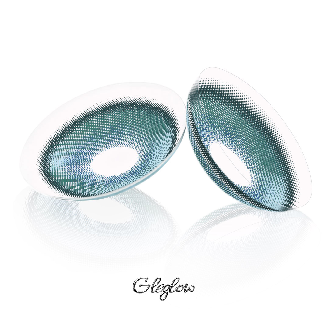 Shard Green - 1 Year, 2 lenses Colored Contacts - Gleglow