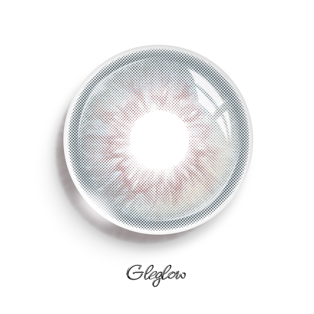 Silver Cat Grey Contact Lenses – 1 Year, 2 Lenses Colored Contacts - Gleglow