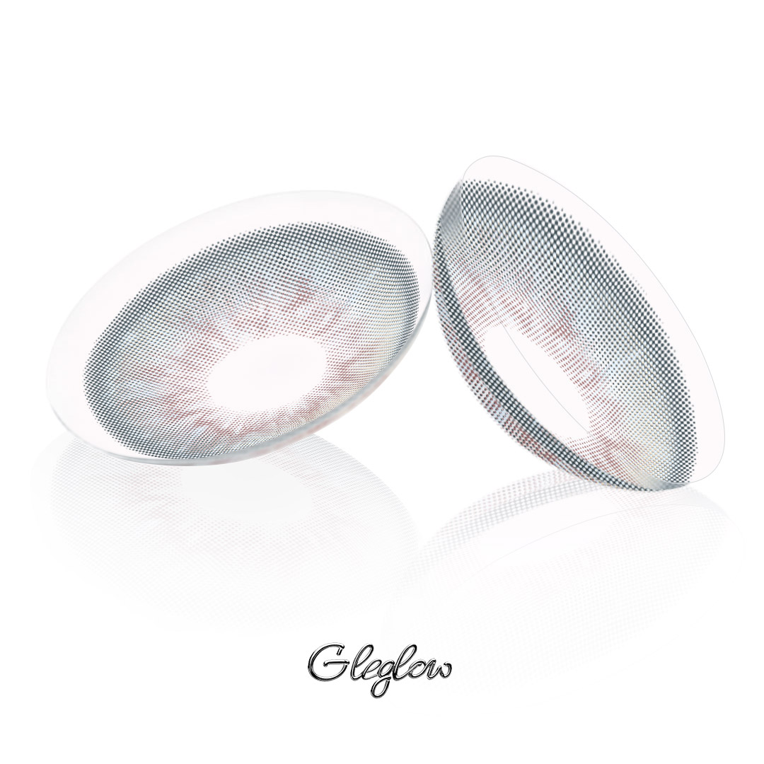 Silver Cat Grey Contact Lenses – 1 Year, 2 Lenses Colored Contacts - Gleglow