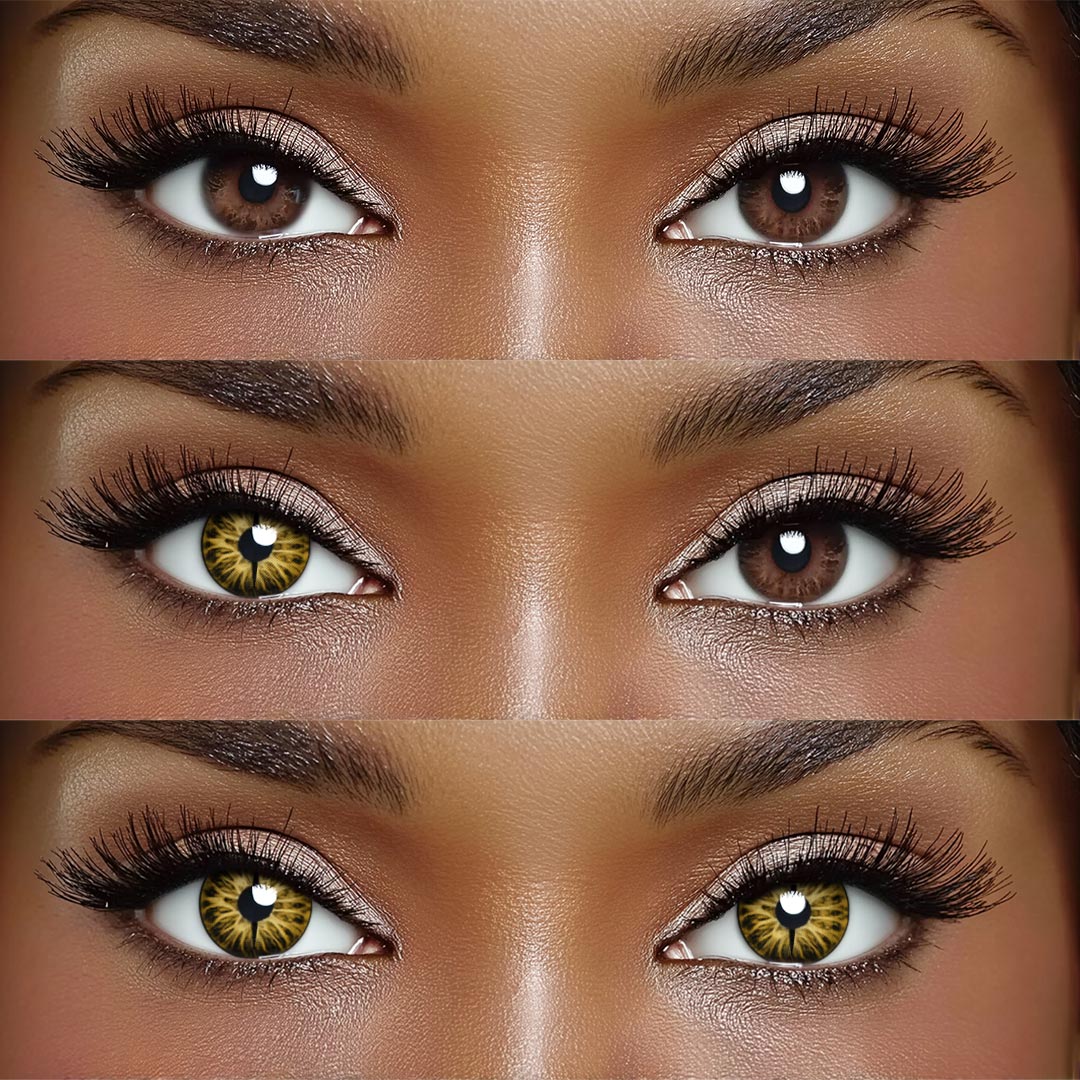 Snake Gaze Brown - 1 Year, 2 lenses