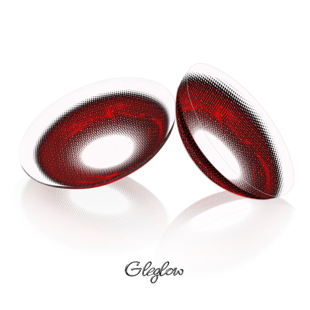 Solana Black - monthly, 2 lenses Colored Contacts - Gleglow