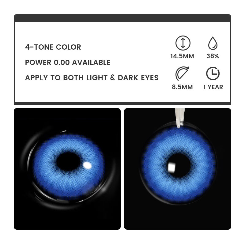 Specter Blue - 1 Year, 2 lenses