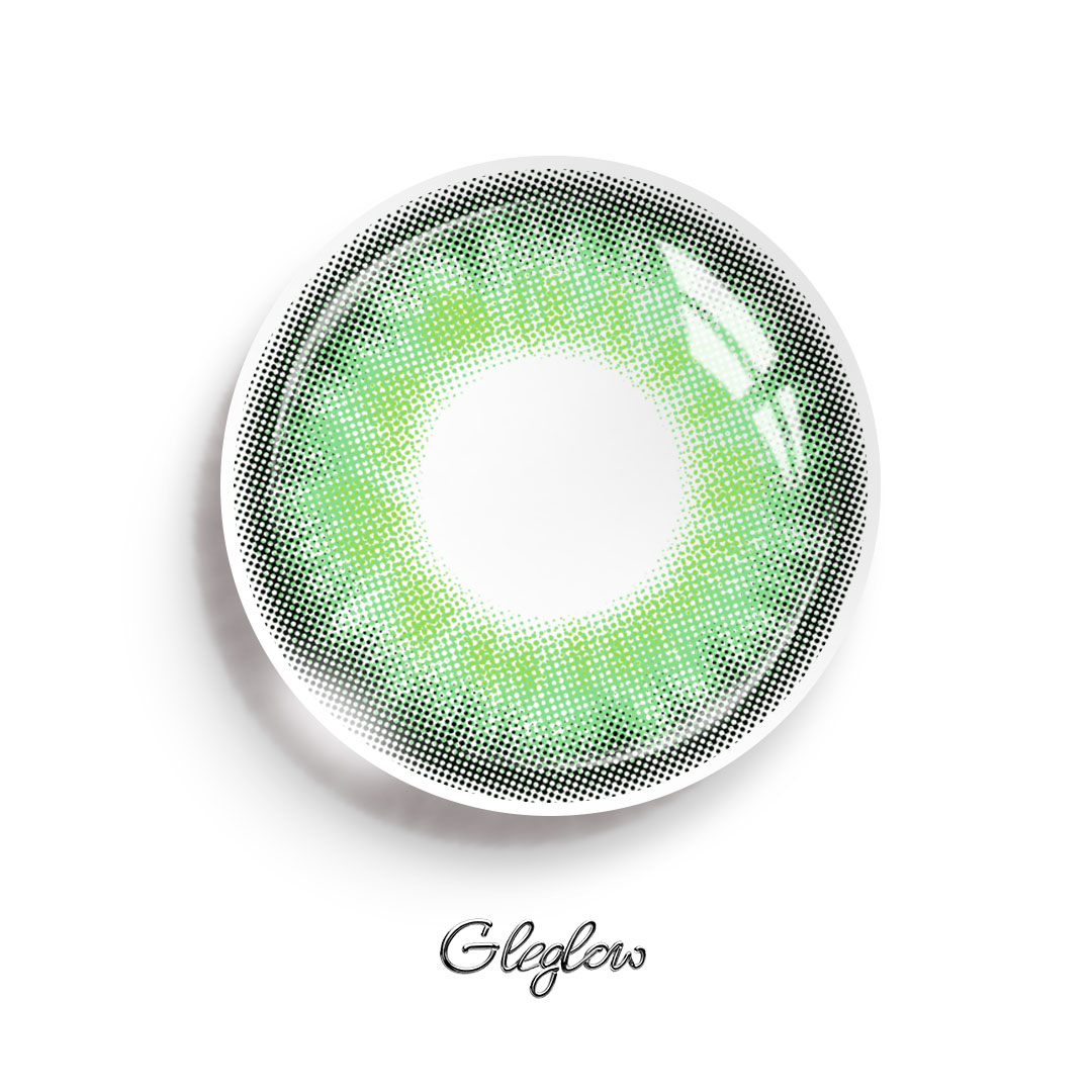 Sunkiss Green - 1 Year, 2 lenses Colored Contacts - Gleglow