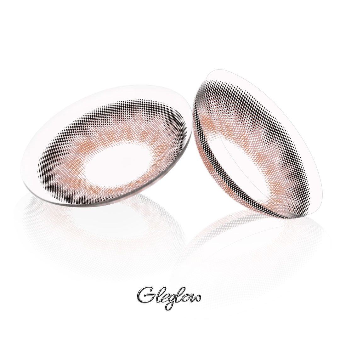 Sunkiss Chocolate - 6-month，2 lenses Colored Contacts - Gleglow