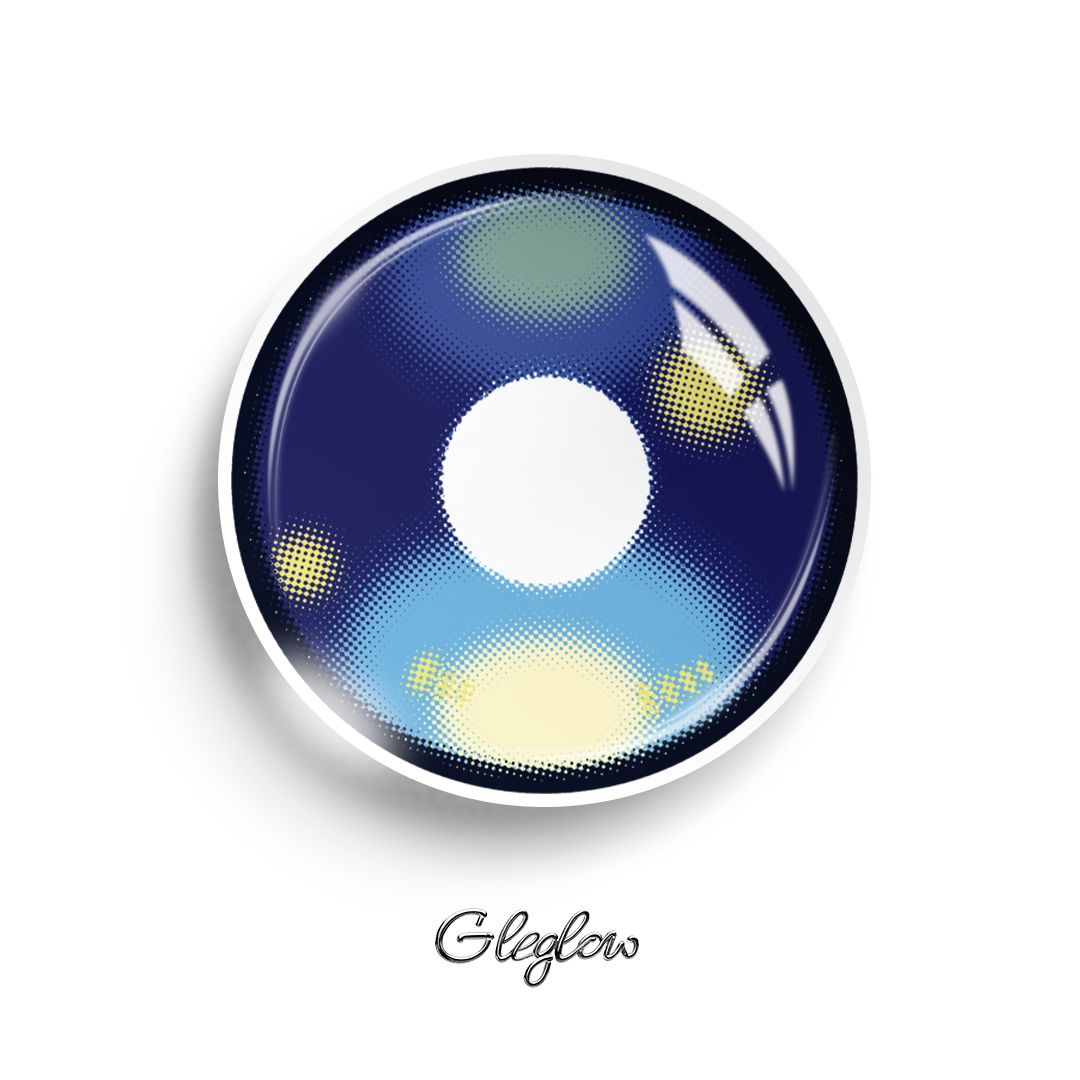 Sweetwave Blue - 1 Year, 2 lenses Colored Contacts - Gleglow