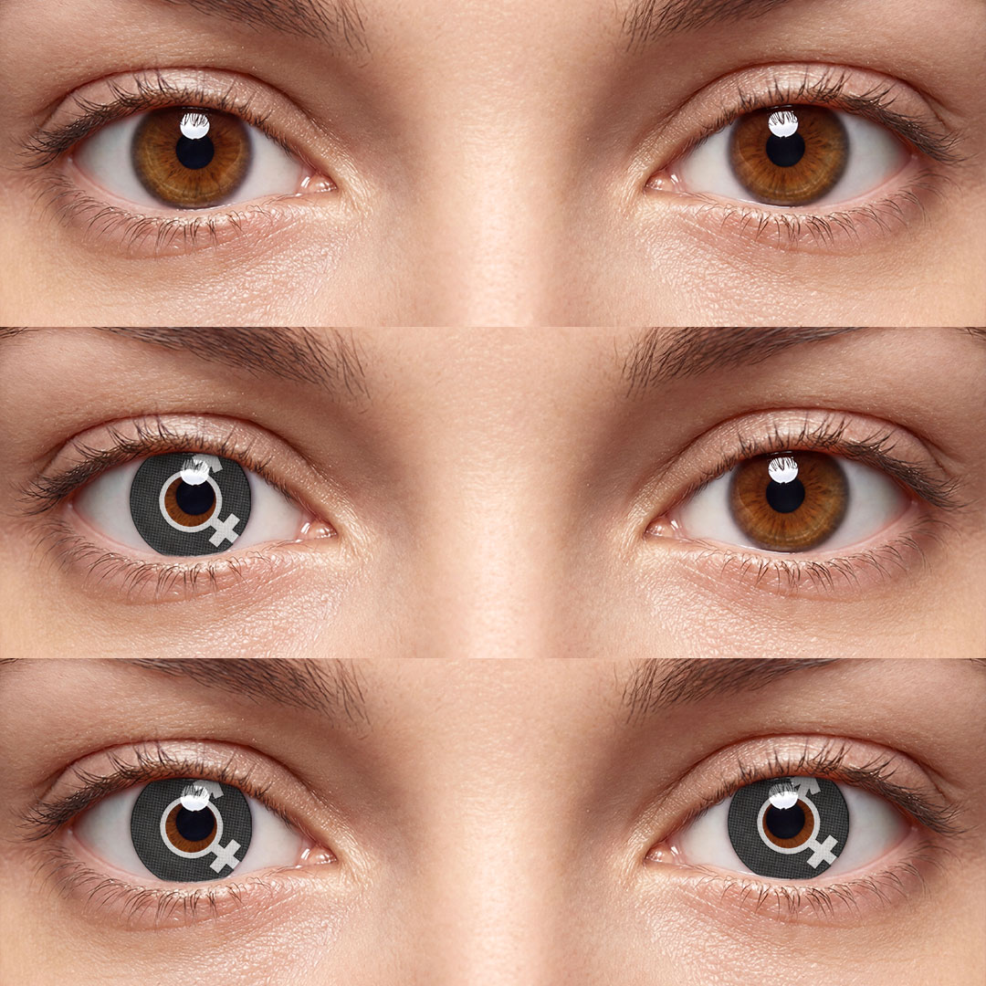 AC-DC Black-White - 1 Year, 2 lenses