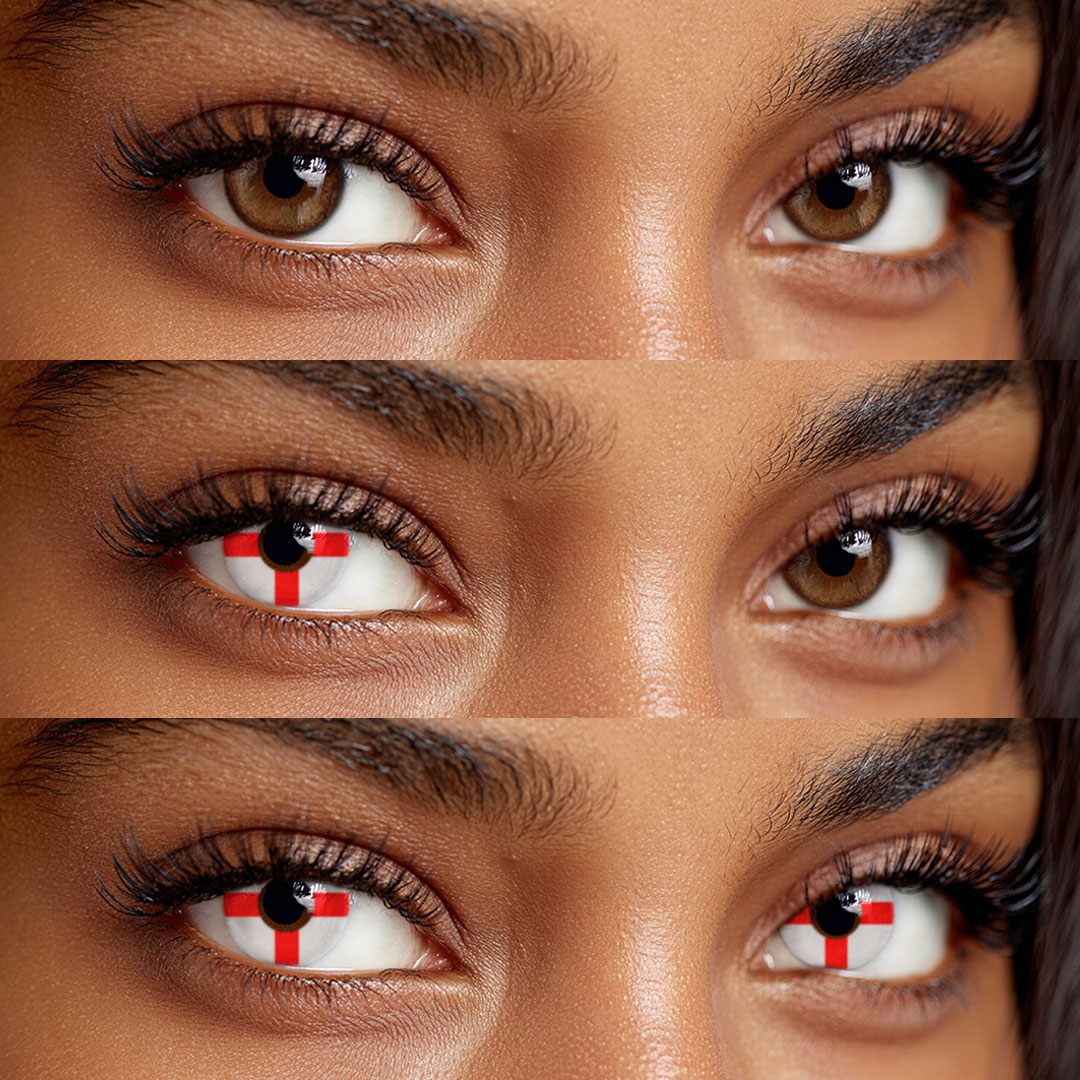 English Flag - 1 Year, 2 lenses