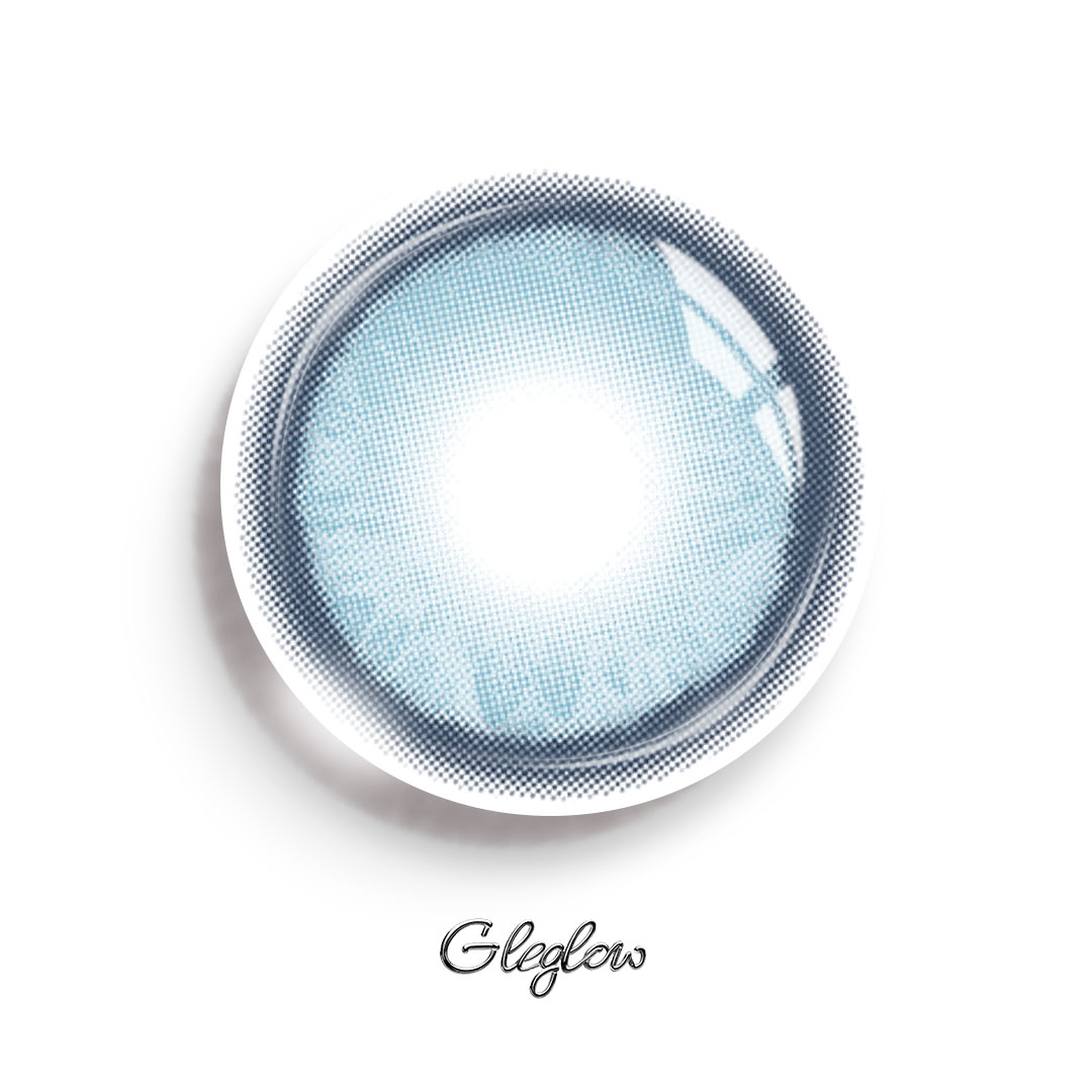 Thais Blue - 1 Year, 2 lenses Colored Contacts - Gleglow