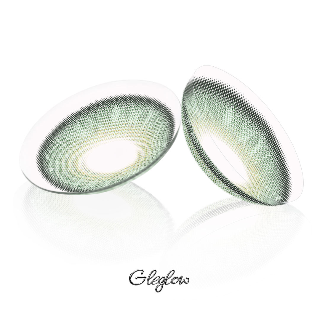 Topaz Verse Green - 1 Year, 2 lenses Colored Contacts - Gleglow