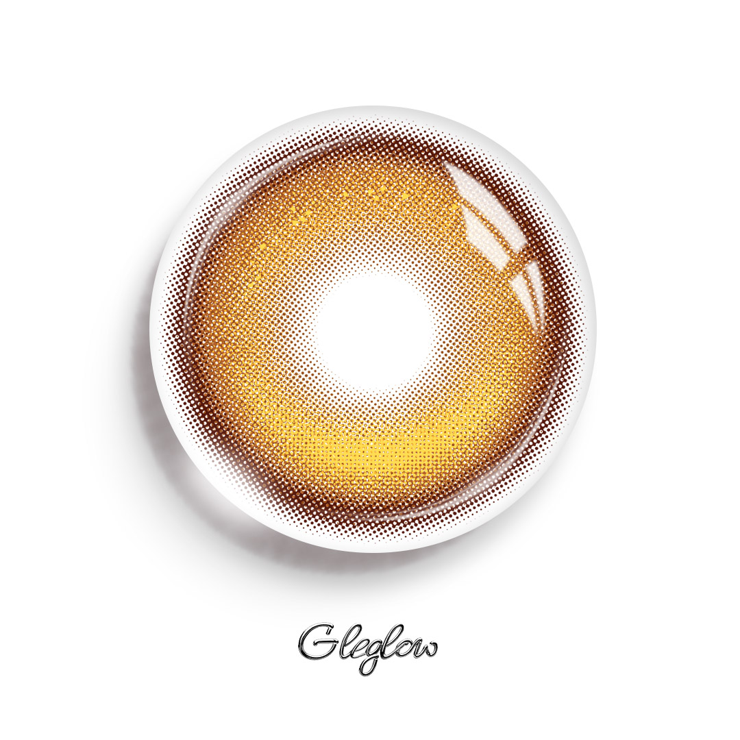 Torchlight Brown - 1 Year, 2 lenses Colored Contacts - Gleglow