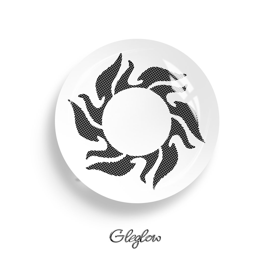 Tribal Tattoo Black-White - 1 Year, 2 lenses