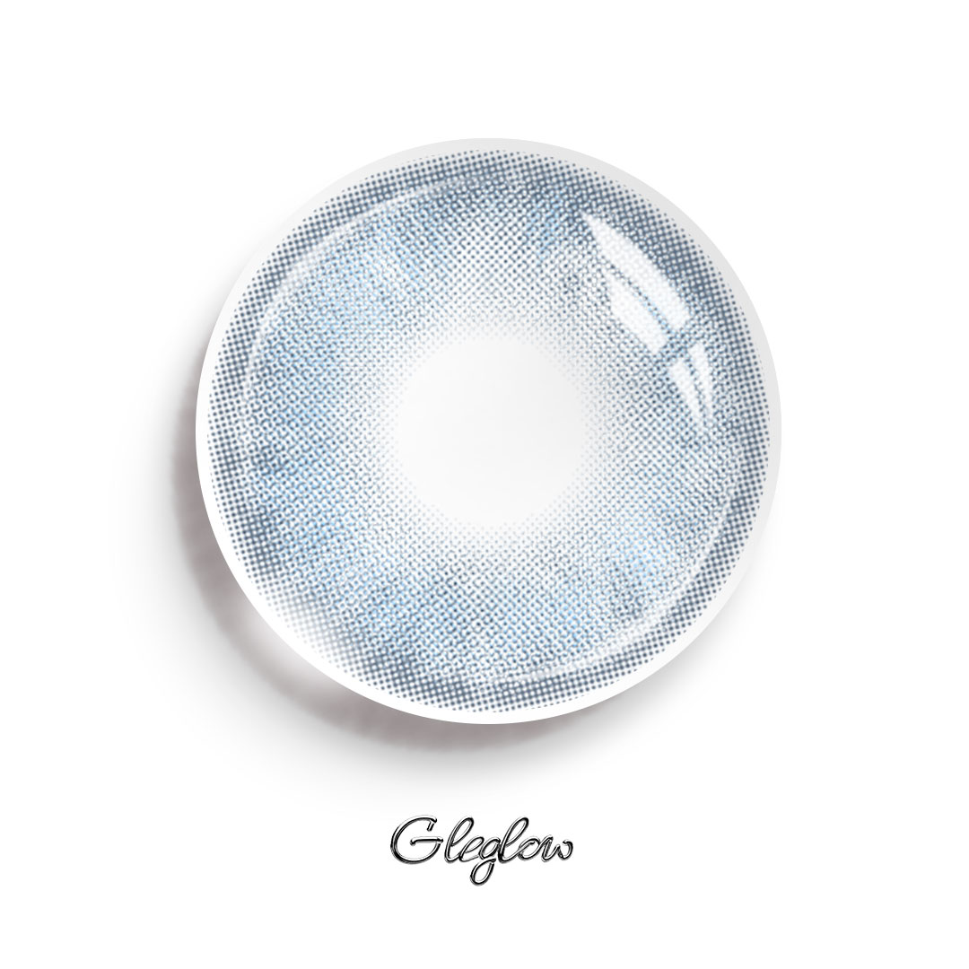 Tulia Blue - 1 Year, 2 lenses Colored Contacts - Gleglow