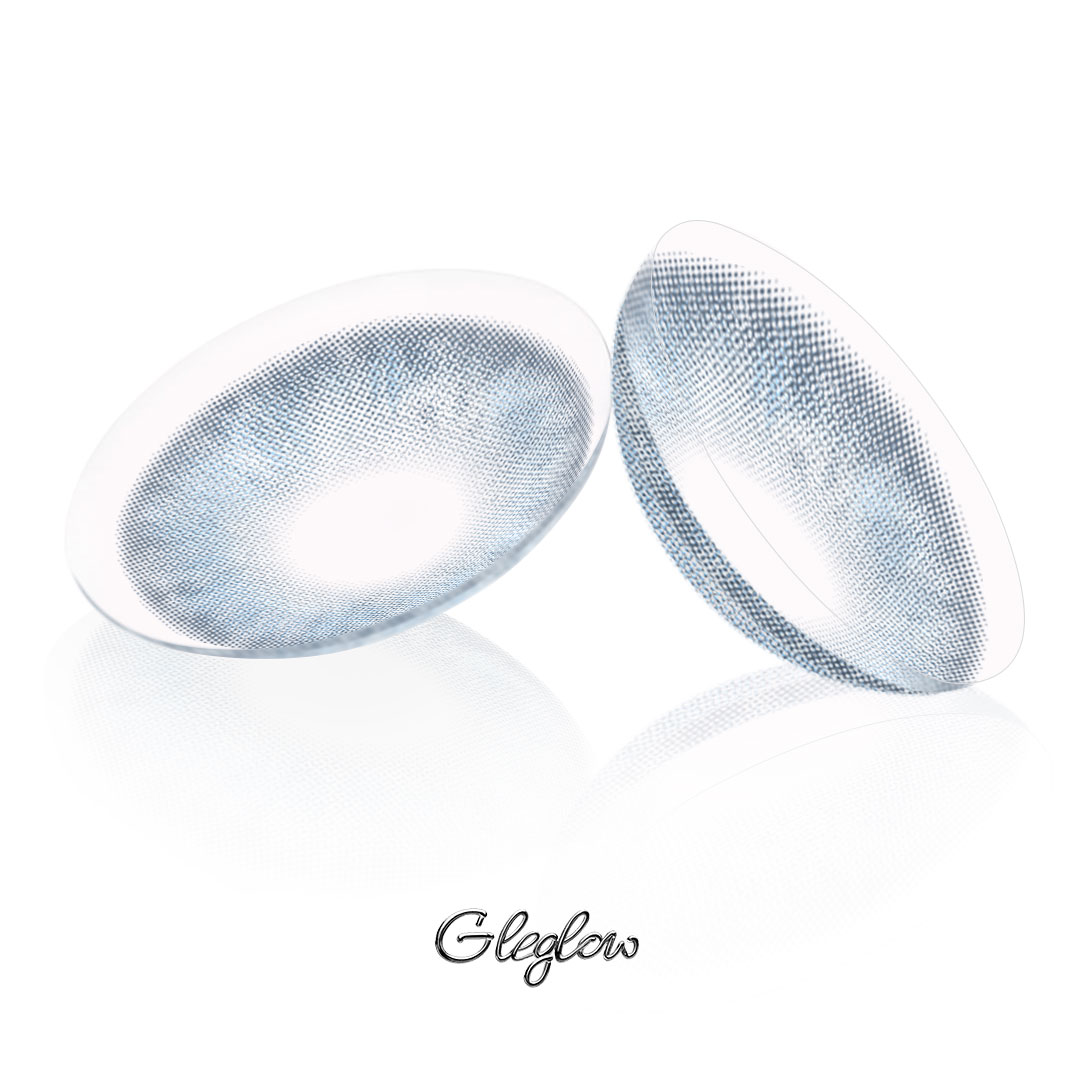 Tulia Blue - 1 Year, 2 lenses Colored Contacts - Gleglow
