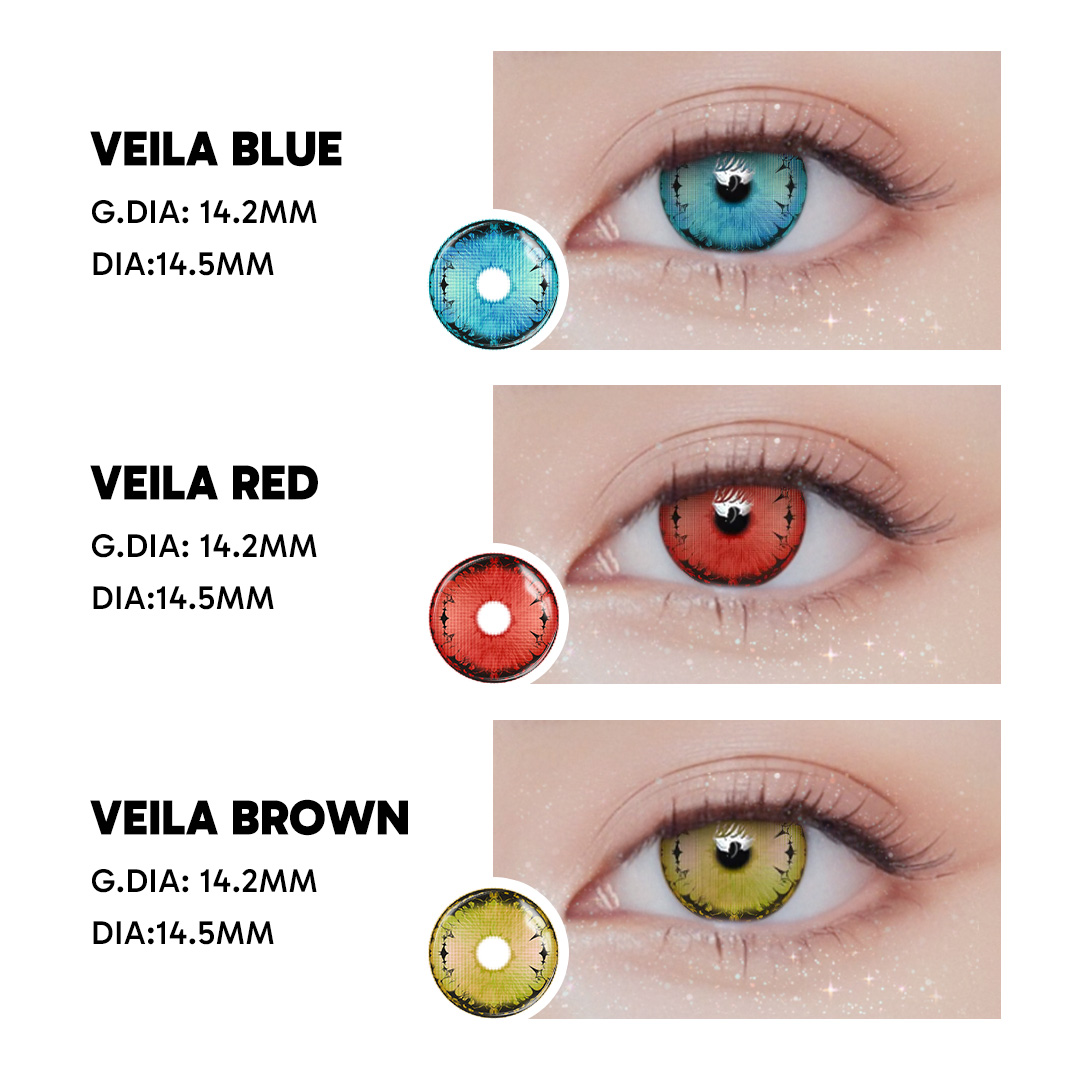 Veila Red - 1 Year, 2 lenses