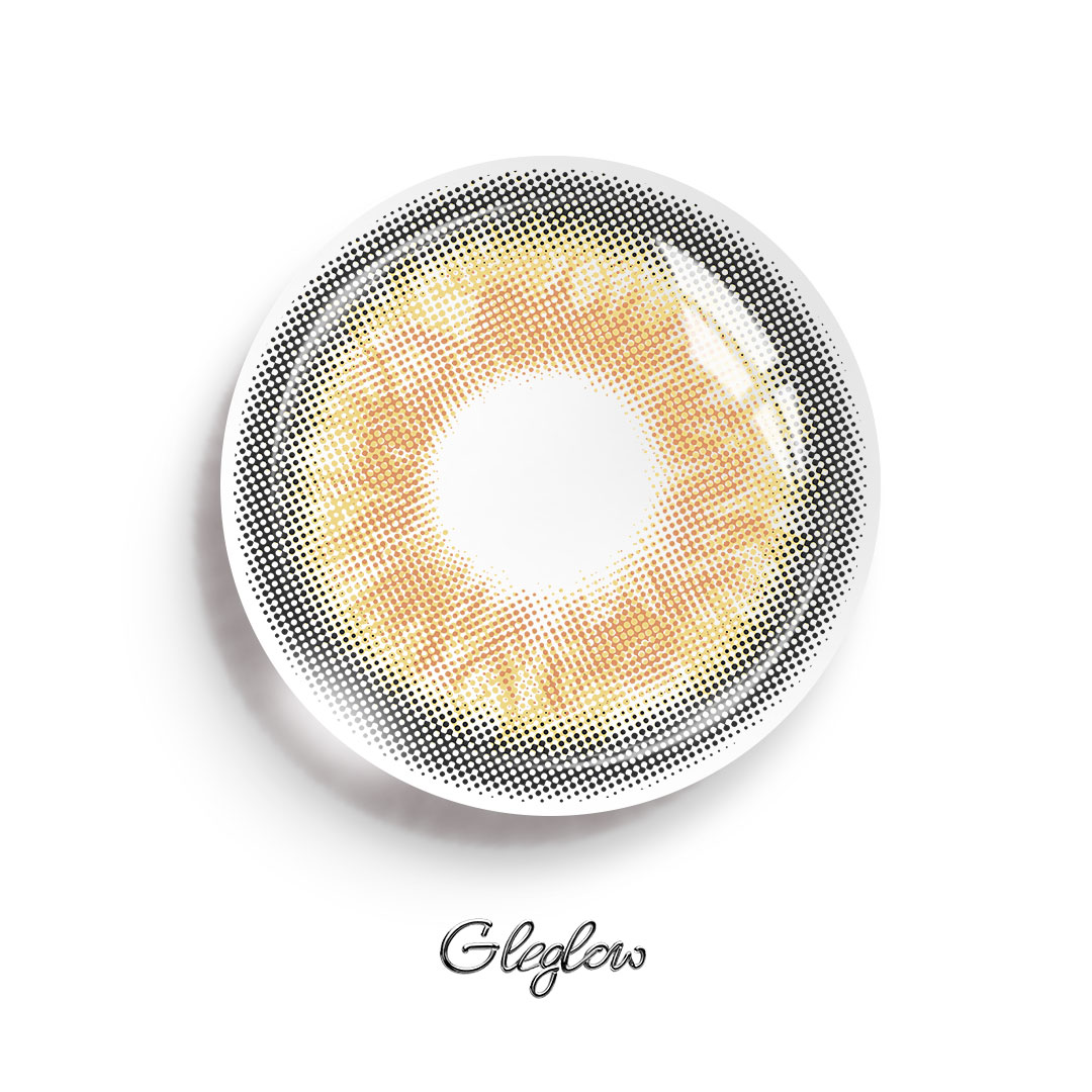 Velvet Brown - 1 Year, 2 lenses Colored Contacts - Gleglow