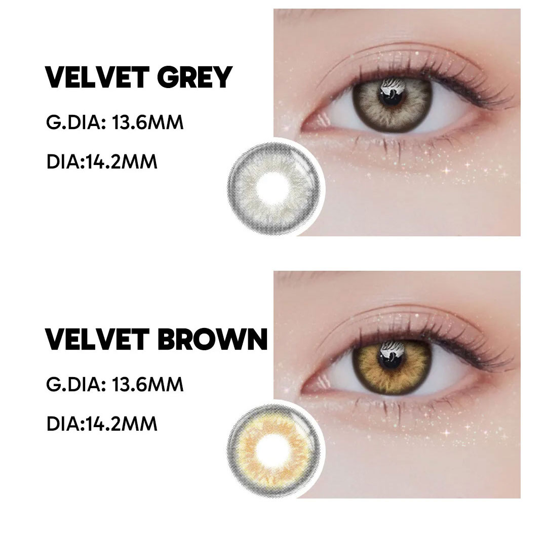 Velvet Grey - monthly, 2 lenses