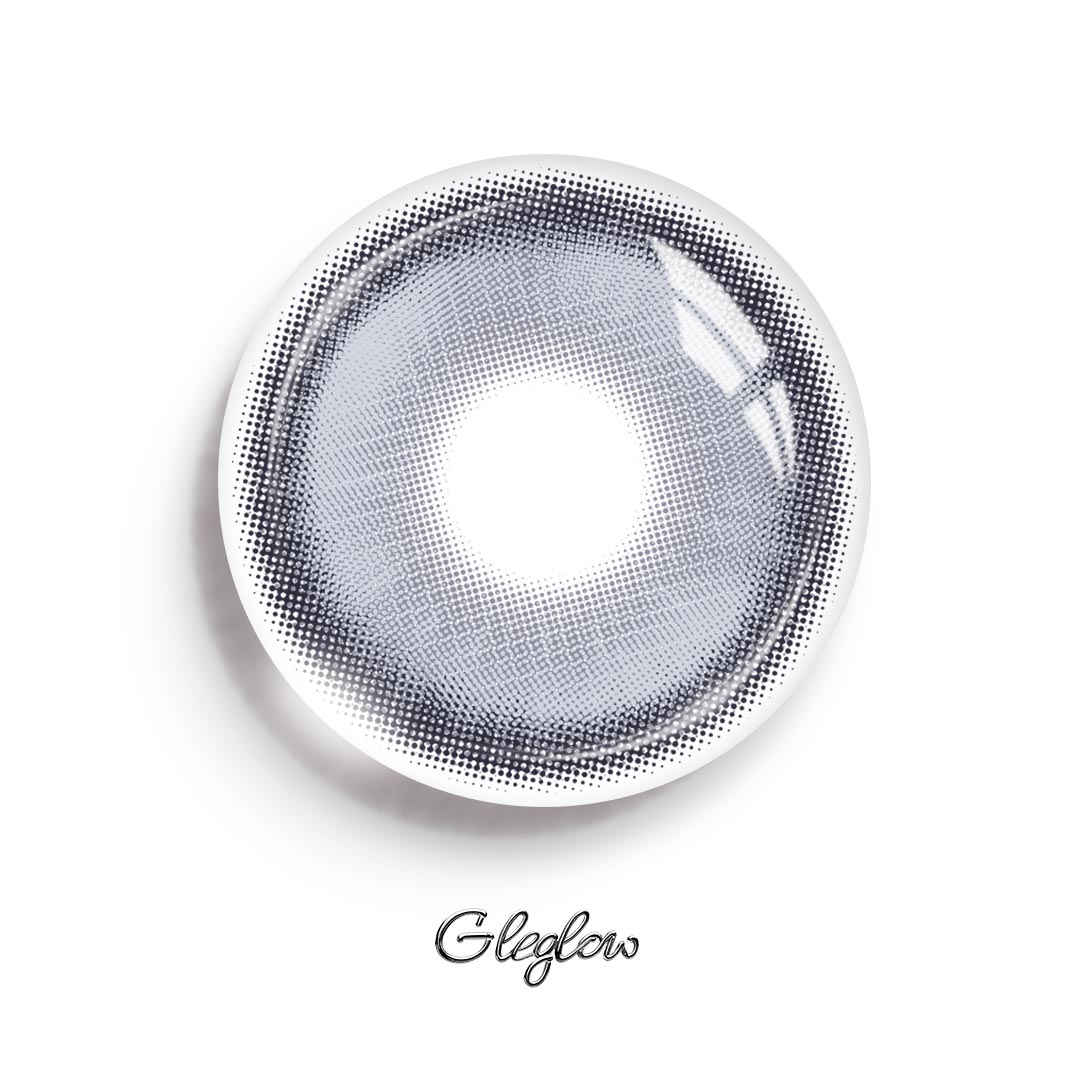 Venture Grey - 1 Year, 2 lenses Colored Contacts - Gleglow