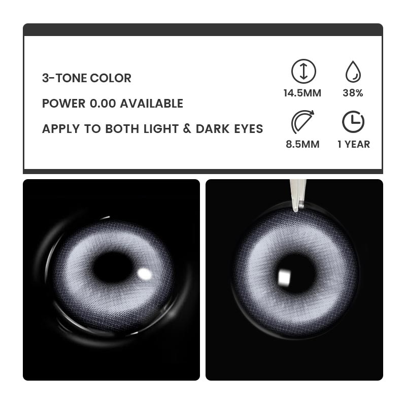 Venture Grey - 1 Year, 2 lenses