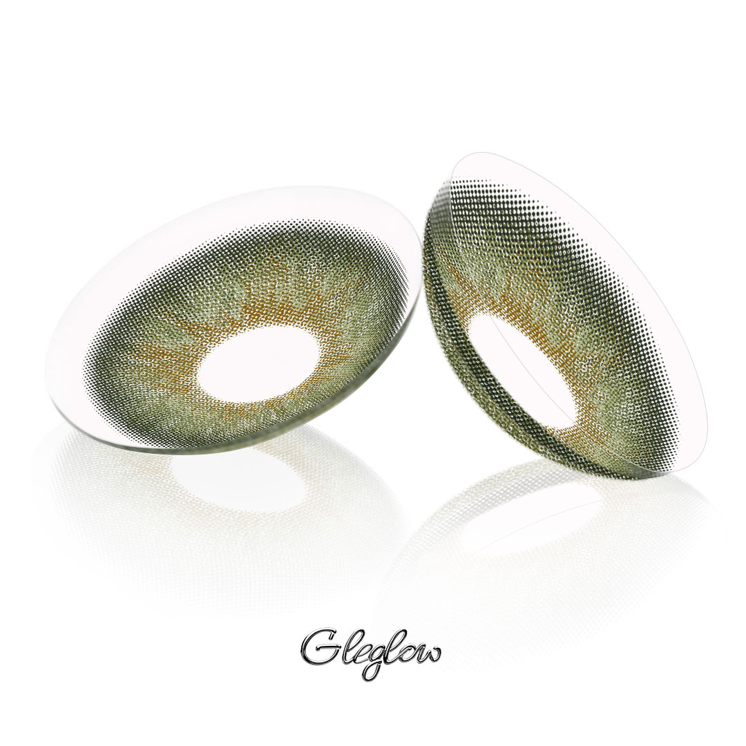Verdant Origin Green - 1 Year, 2 lenses Colored Contacts - Gleglow