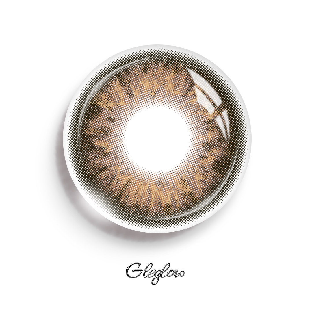 Vessia Brown - 1 Year, 2 lenses Colored Contacts - Gleglow