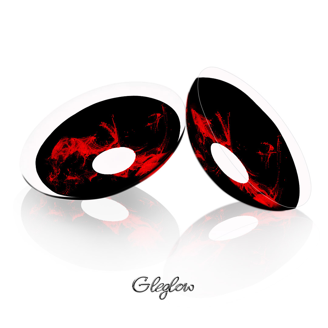 Vinter Black - 1 Year, 2 lenses Colored Contacts - Gleglow