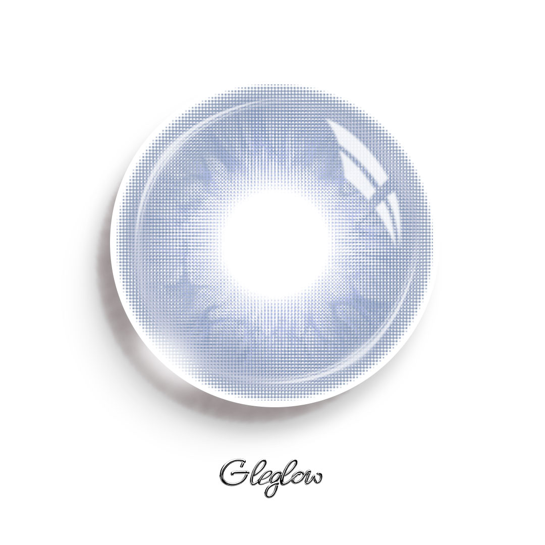 Voira Blue - 1 Year, 2 lenses Colored Contacts - Gleglow