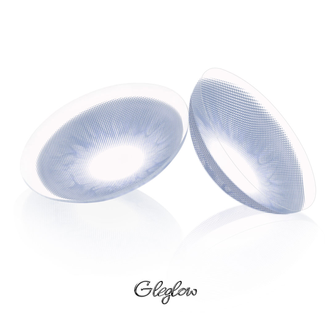Voira Blue - 1 Year, 2 lenses Colored Contacts - Gleglow