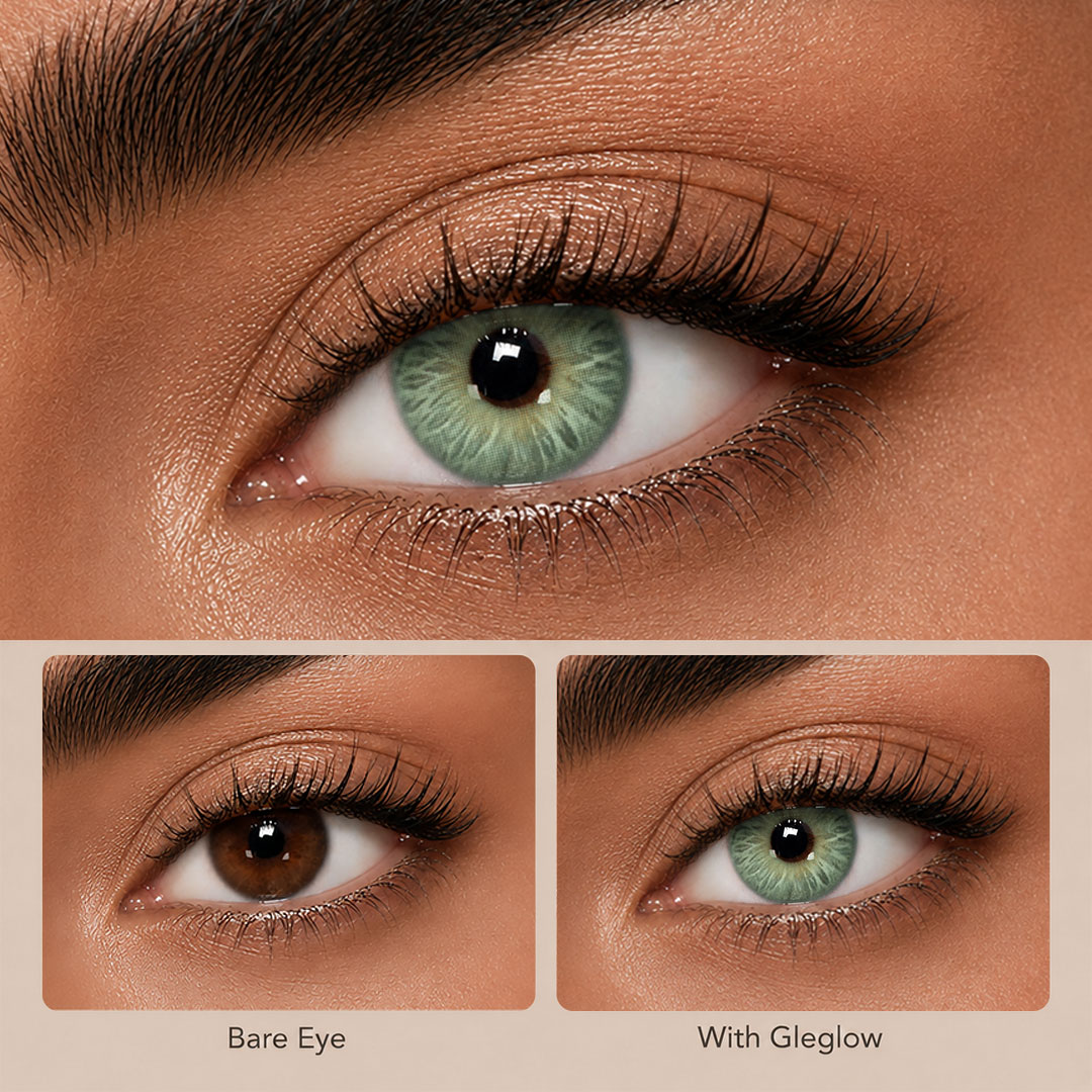 Wild Emerald Green - 1 Year, 2 lenses