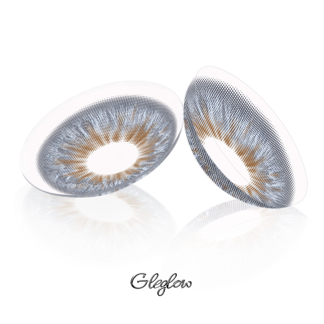 Wolf Gray - 1 Year, 2 lenses Colored Contacts - Gleglow