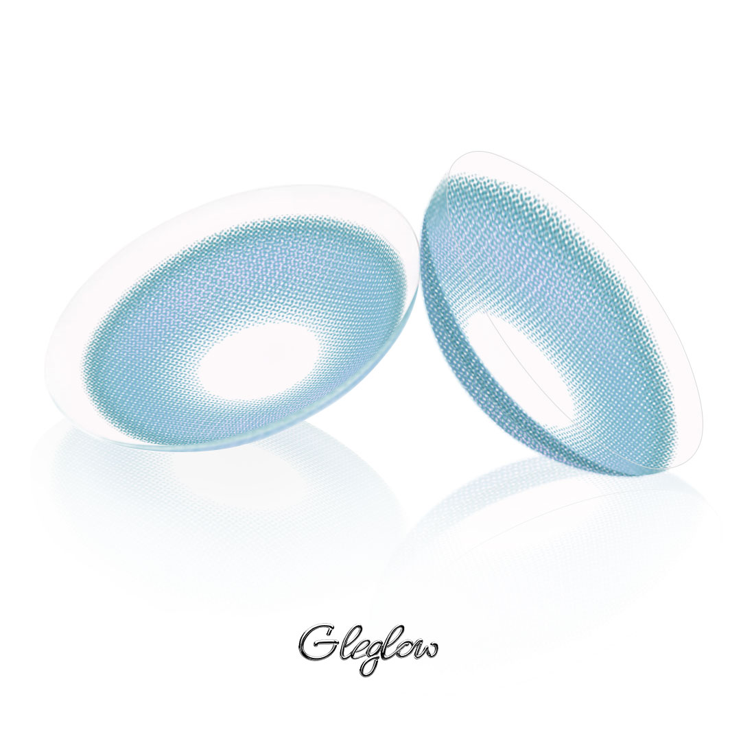 Ysera Blue - 1 Year, 2 lenses Colored Contacts - Gleglow