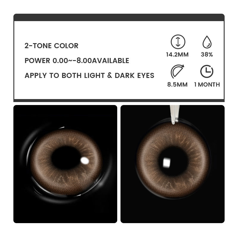 Zephyris Brown - monthly, 2 lenses