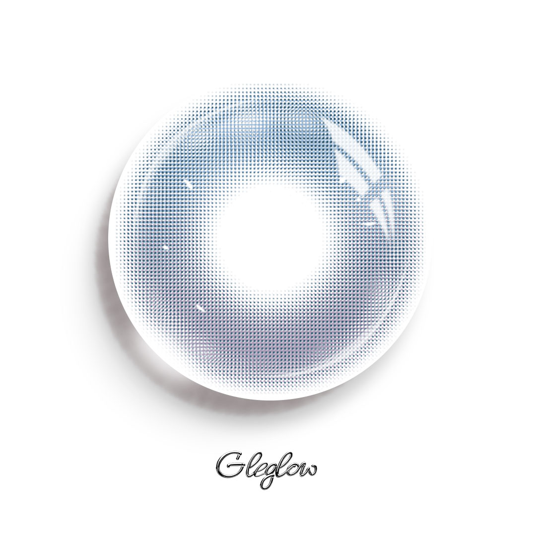 Zerra Blue - 1 Year, 2 lenses Colored Contacts - Gleglow