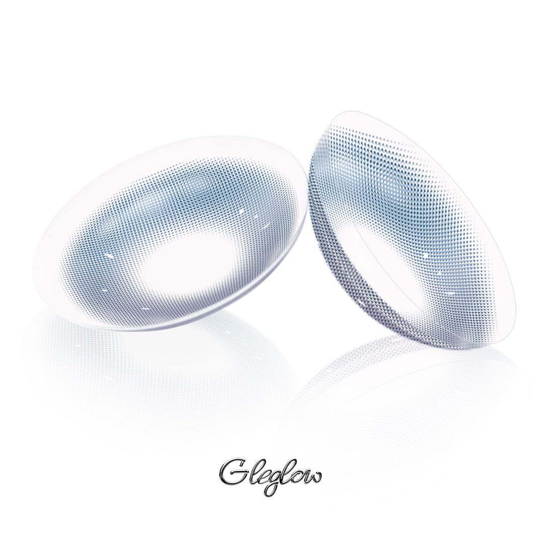Zerra Blue - 1 Year, 2 lenses Colored Contacts - Gleglow
