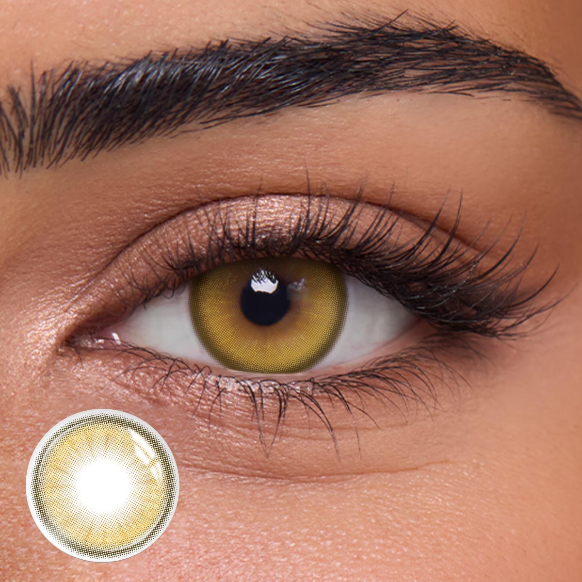Reef Hazel - 1 Year, 2 lenses Colored Contacts - Gleglow