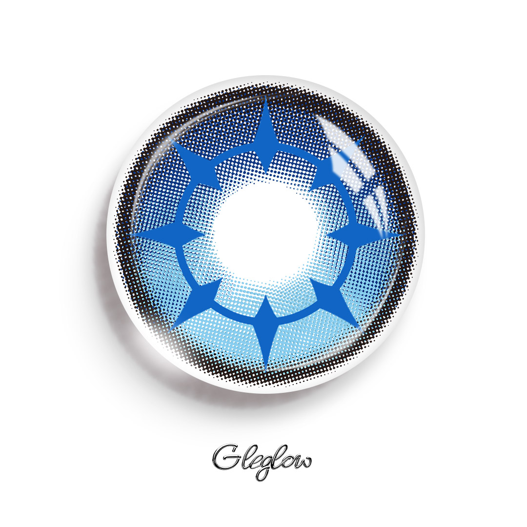Vell Blue - 1 Year, 2 lenses Colored Contacts - Gleglow