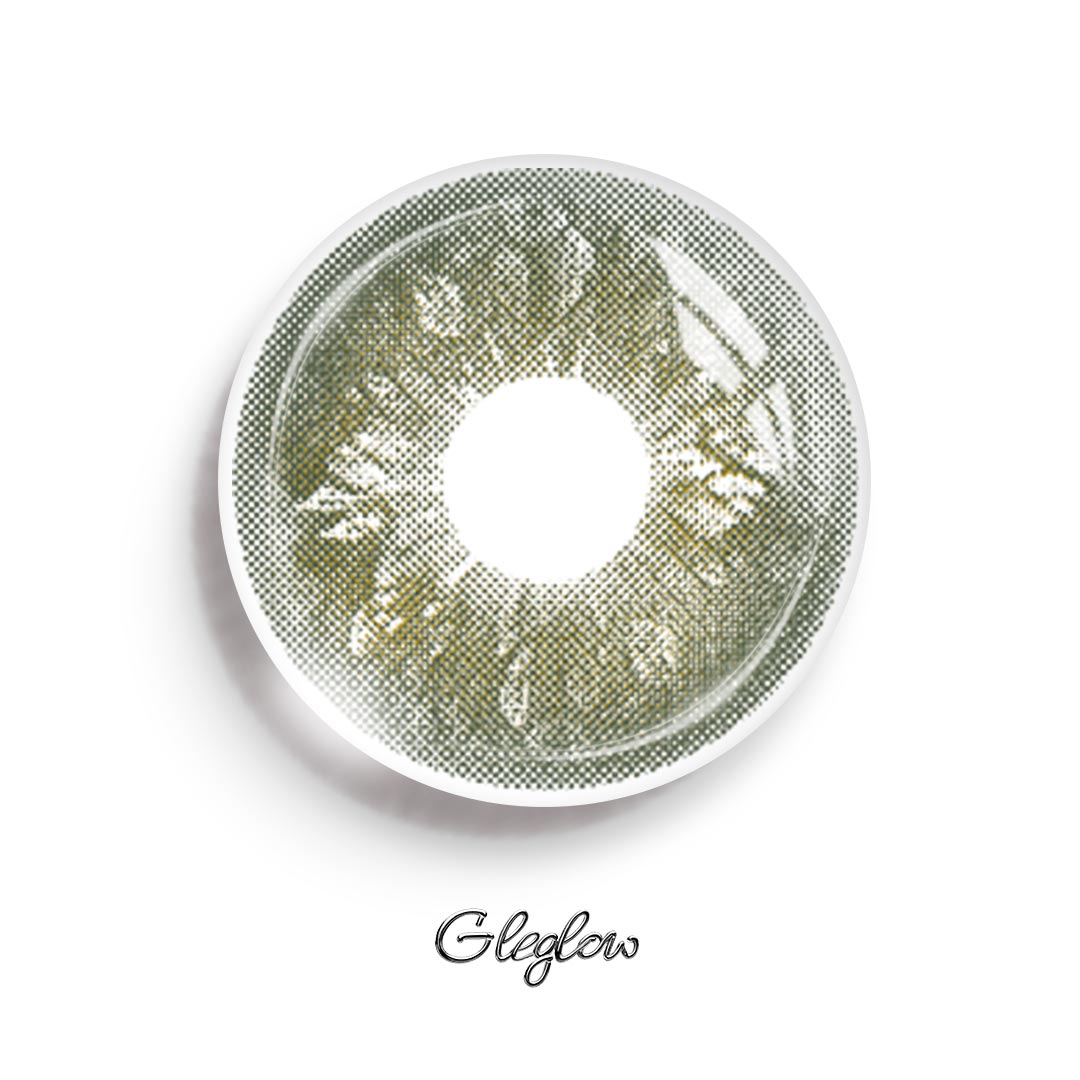 Cookie Green - 1 Year, 2 lenses Colored Contacts - Gleglow