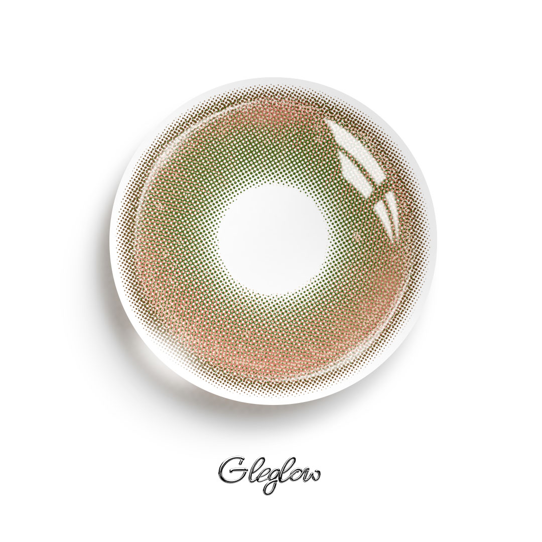 Evorel Green - monthly, 2 lenses Colored Contacts - Gleglow