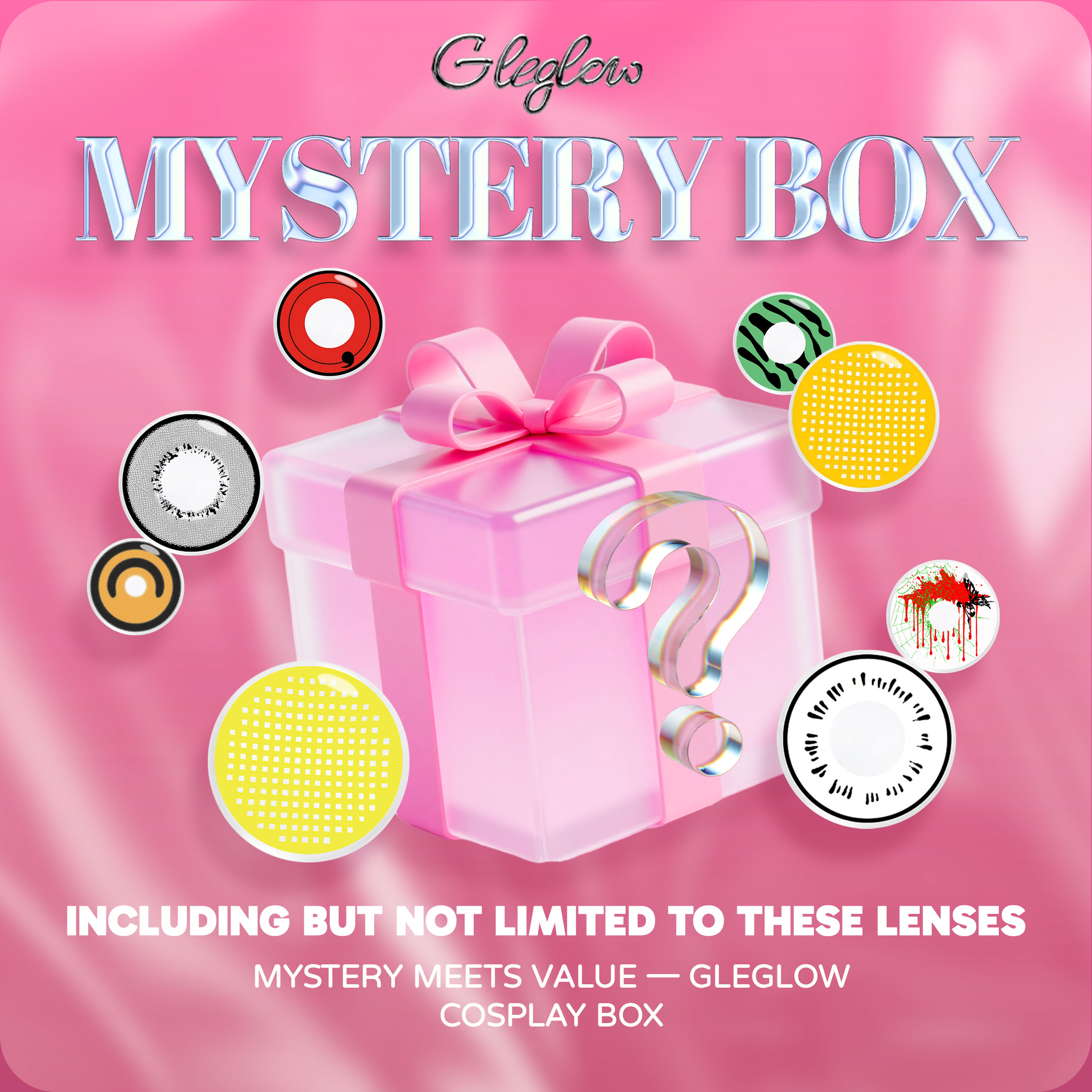 Gleglow Cosplay Mystery Box | 8 Pairs,1 Year