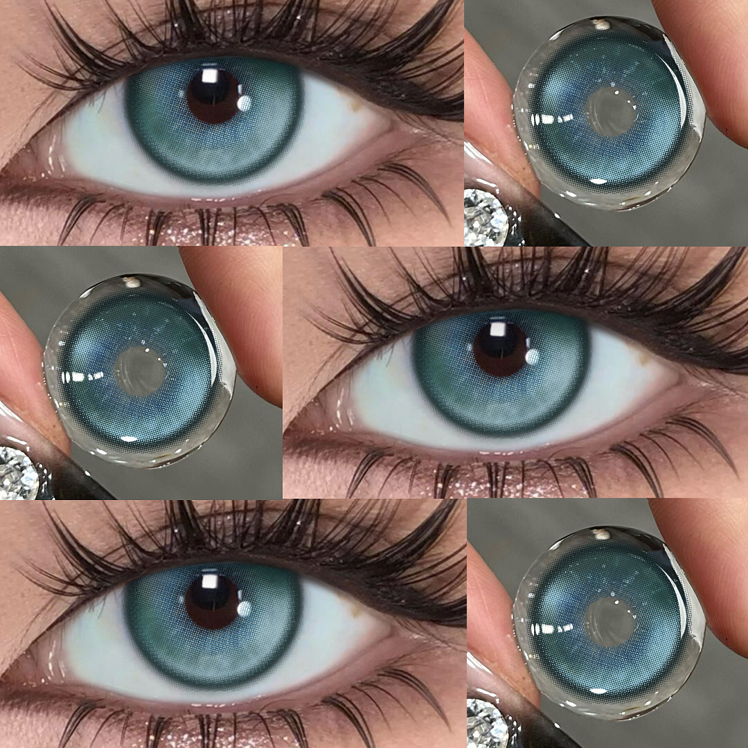 Shard Green - 1 Year, 2 lenses Colored Contacts - Gleglow
