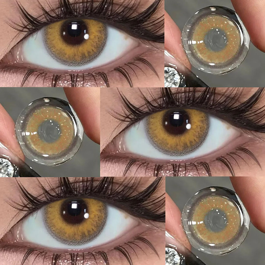Lumera Brown - 1 Year, 2 lenses Colored Contacts - Gleglow