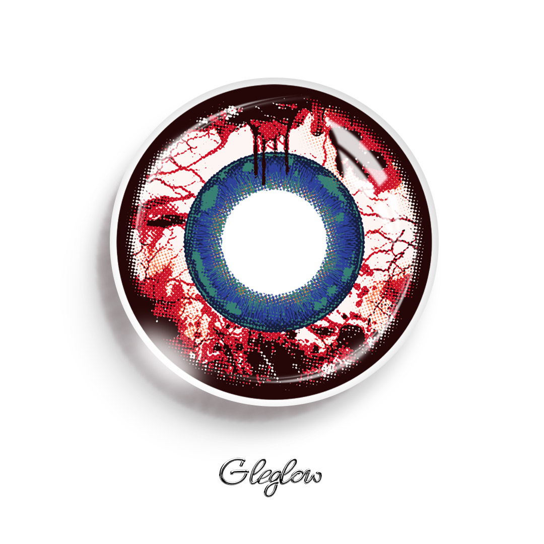 Morthis Red Contact Lenses – 1 Year, 2 Lenses Colored Contacts - Gleglow