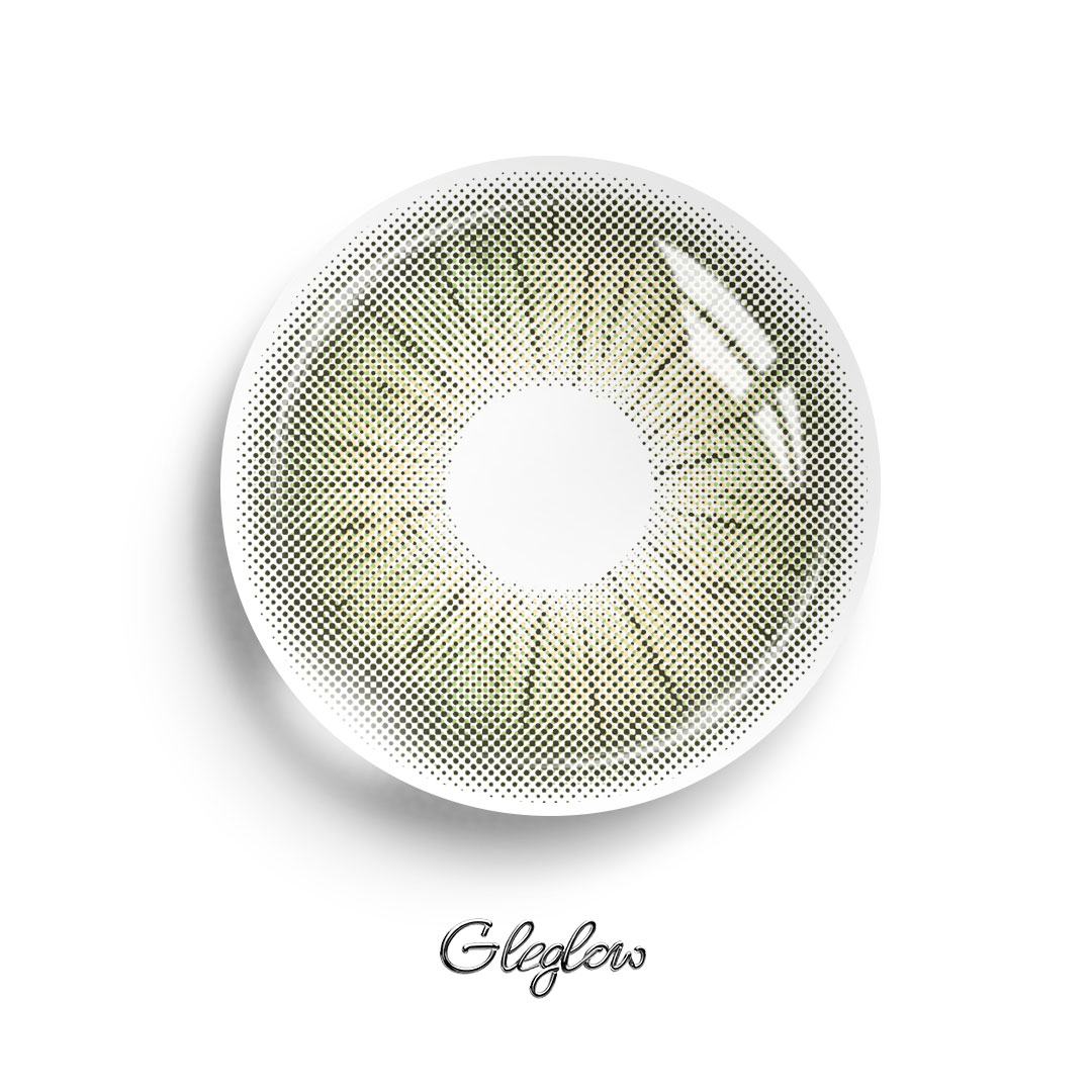 Rome Times Olive Green - 1 Year, 2 lenses Colored Contacts - Gleglow