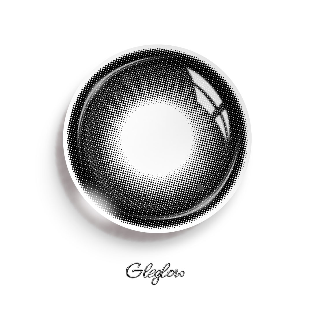 Eventide Black - 1 Year, 2 lenses Colored Contacts - Gleglow
