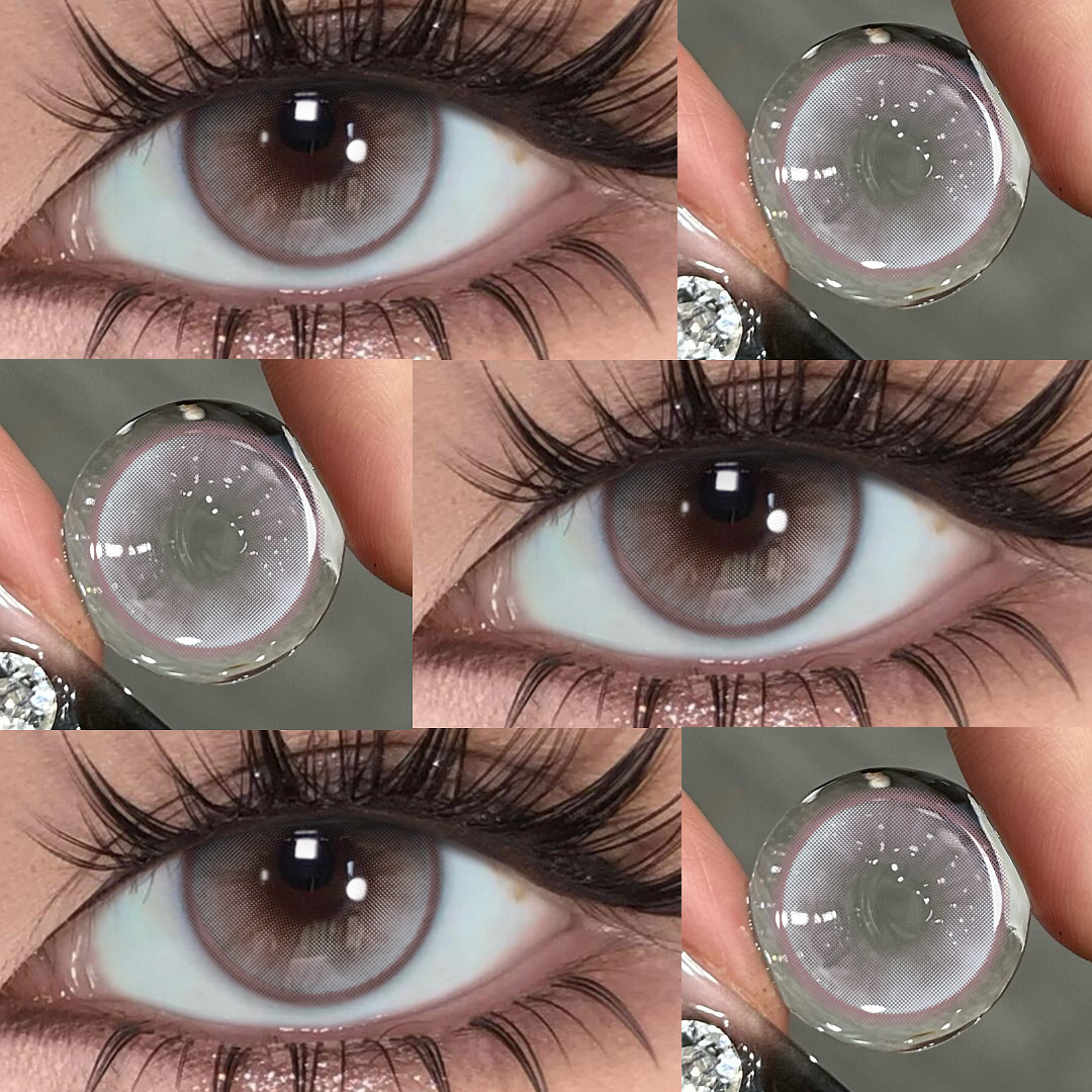 Povia Pink - 1 Year, 2 lenses Colored Contacts - Gleglow