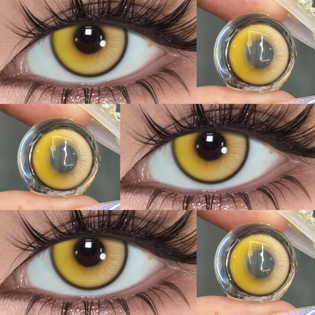 Calyx Yellow - monthly, 2 lenses Colored Contacts - Gleglow