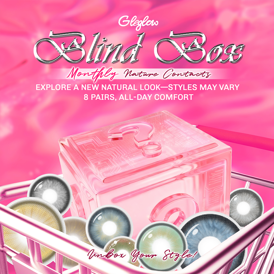 Gleglow Monthly Nature Contacts Blind Box | 8 Pairs