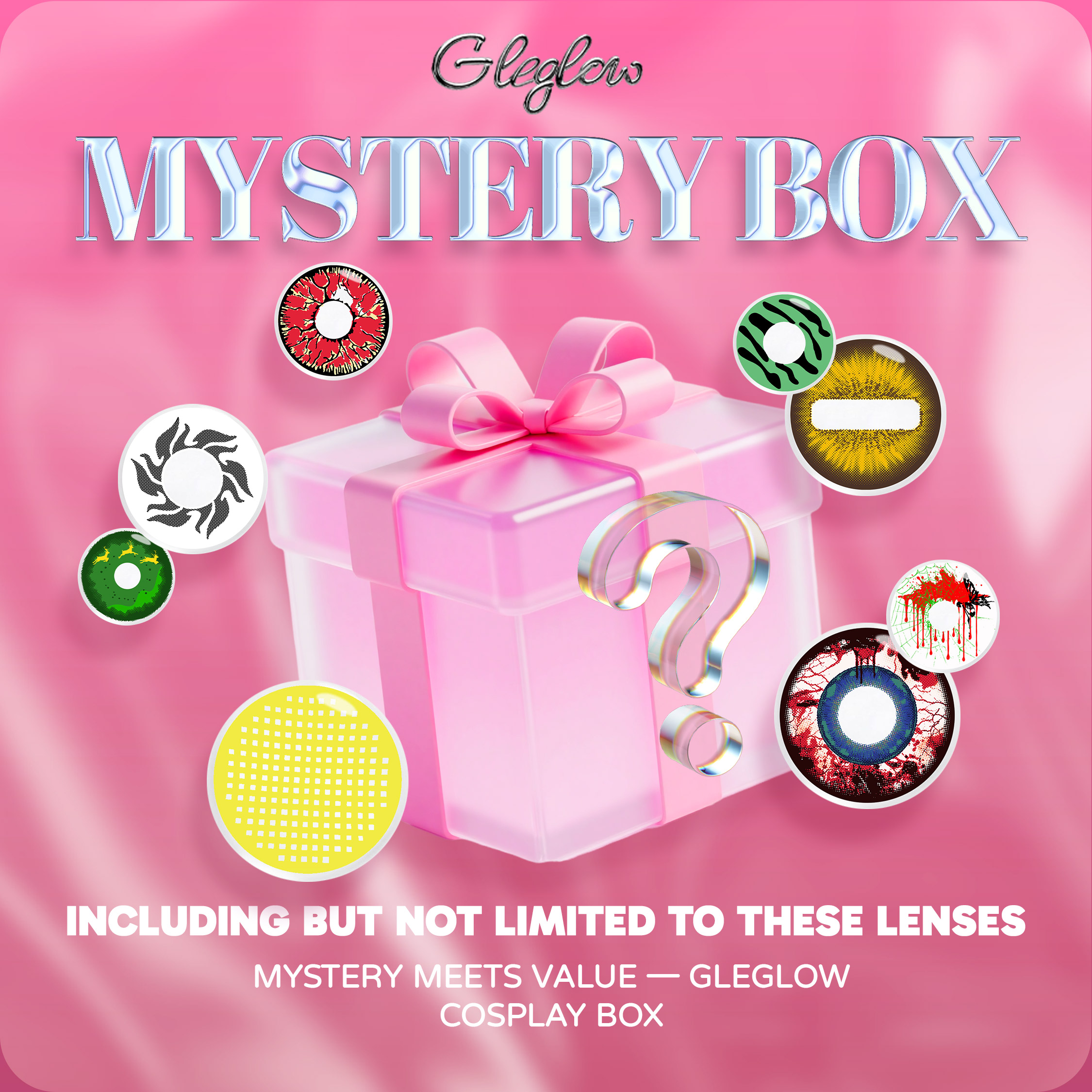 Gleglow Cosplay Mystery Box | 8 Pairs,1 Year