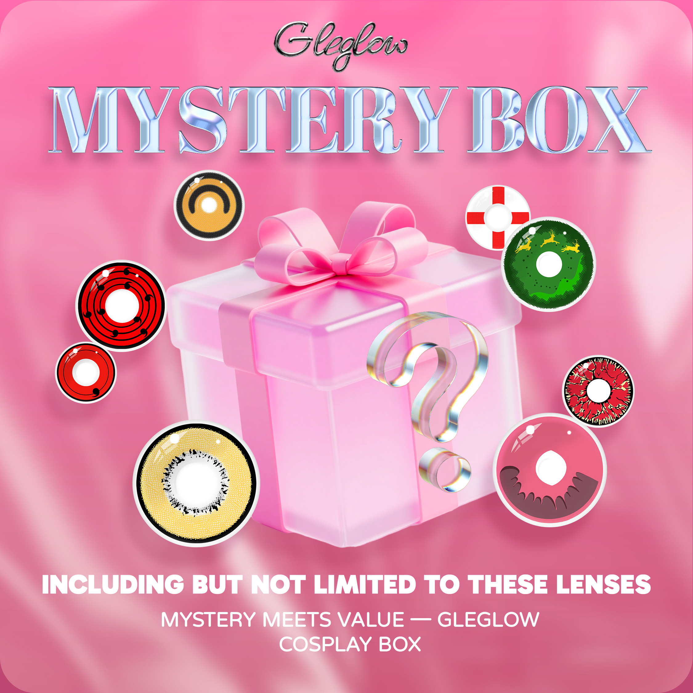 Gleglow Cosplay Mystery Box | 8 Pairs,1 Year