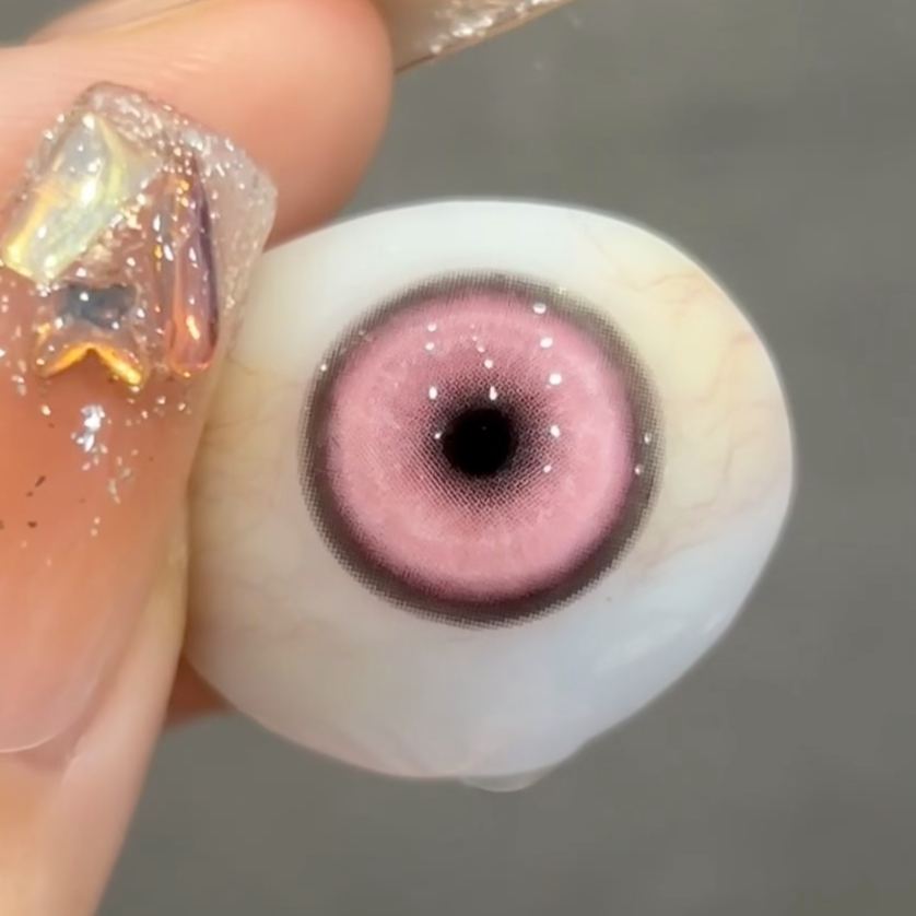 KOI Pink - 1 Year, 2 lenses Colored Contacts - Gleglow